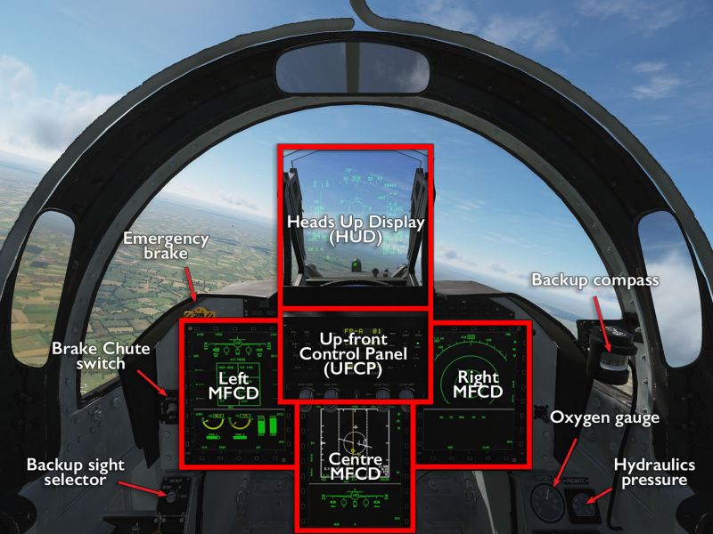 JF-17 Front Dashboard
